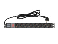 Fonestar FRP-8 Extensão elétrica 1U Rack 19'' com 8 Saídas Fonestar FRP-8 Extensão elétrica 1U Rack 19'' com 8 Saídas